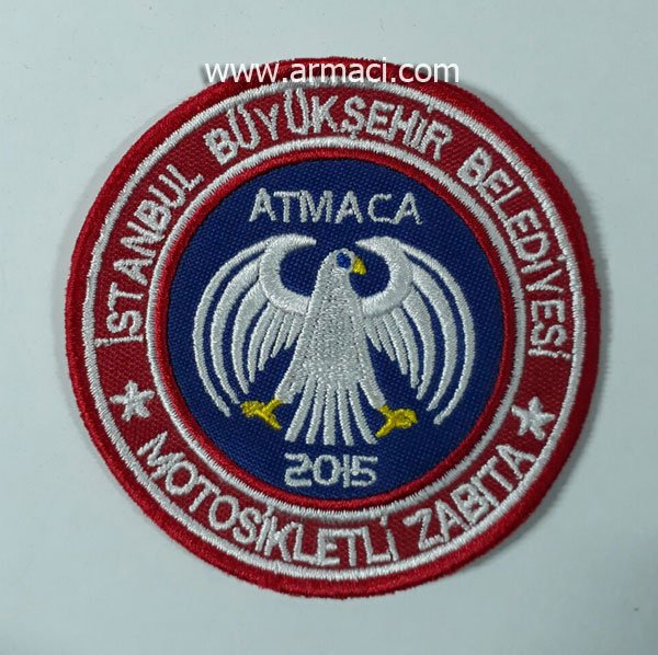 istanbul Büyükşehir Motorsikletli Zabıta Logo nakış arma patch