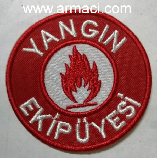 Yangın Personeli Logo Nakış Arma