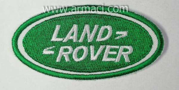 land rover logo nakış arma etiket patch işleme yama peç
