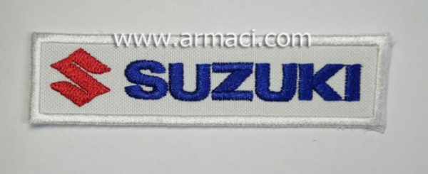 suzuki logo nakış arma patches peç yama etiket