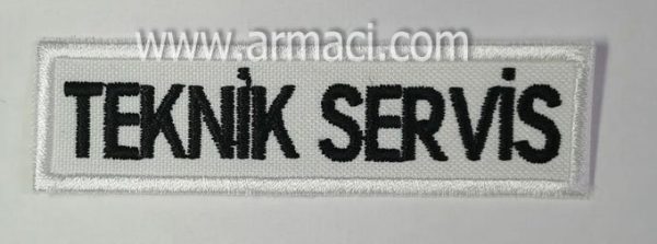 teknik servis logo nakış arma peç yama brove işleme etiket