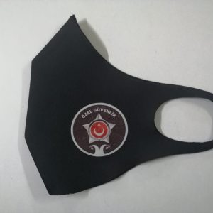 özel güvenlik logolu yüz maskesi