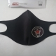 yeni logolu siyah özel güvenlik maskesi