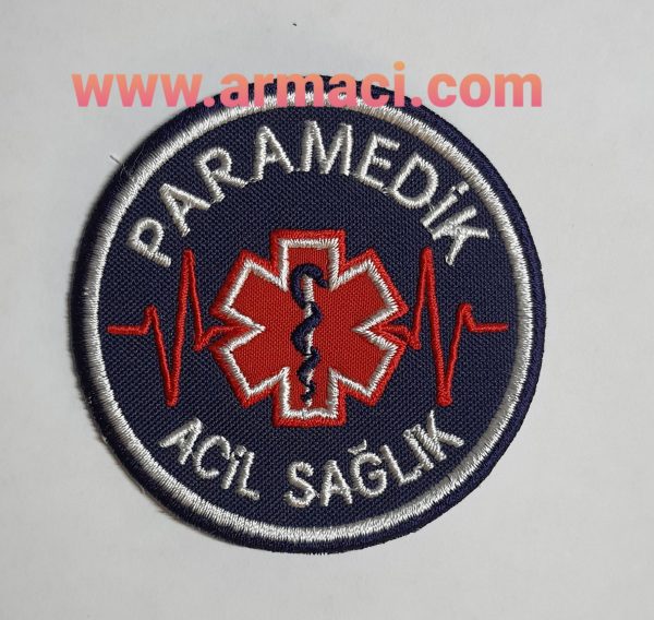 Paramedic Logo Nakış Arma Patch Logo yama